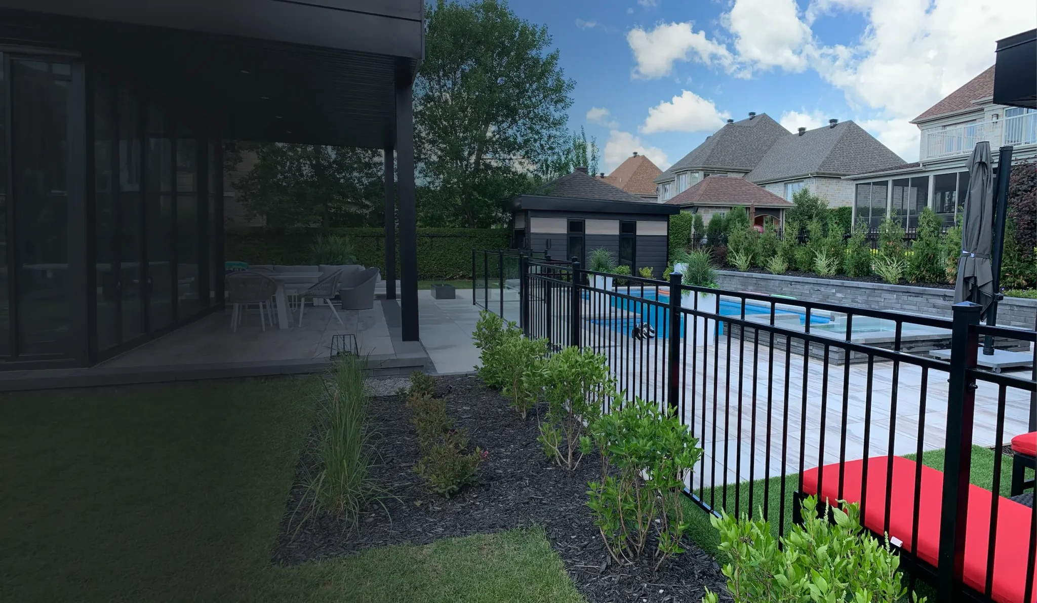 Clôture de fer installée à Québec